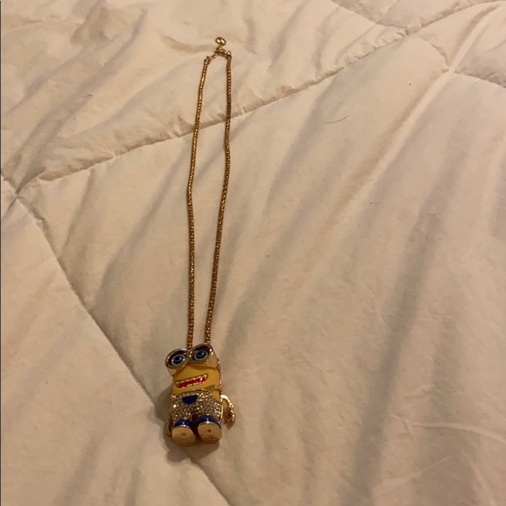 Betsey Johnson Minion Necklace